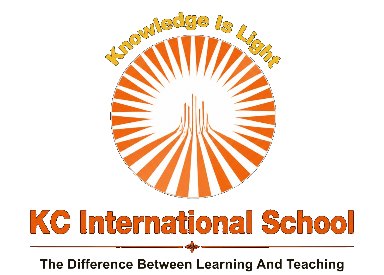 KC International School — Knowledge Is Light — The Difference Between Learning And Teaching